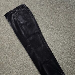 Polo Ralph Lauren velvet pants, color black/purple, 34 w 34 l